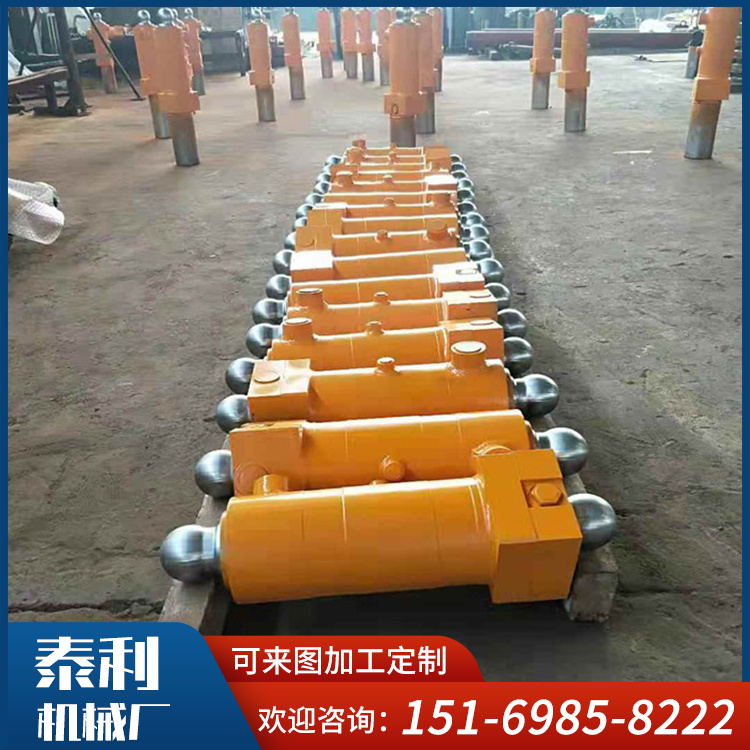 The oil cylinder manufacturer specializes in producing stainless steel accessories for pump trucks. 80/90 hydraulic cylinders with large displacement