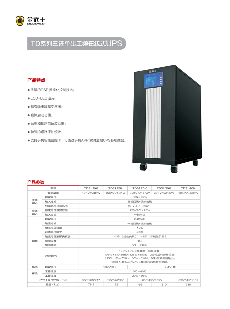 Samurai ST3KS online UPS uninterruptible power supply 3KVA/2400W with a delay of 4 hours