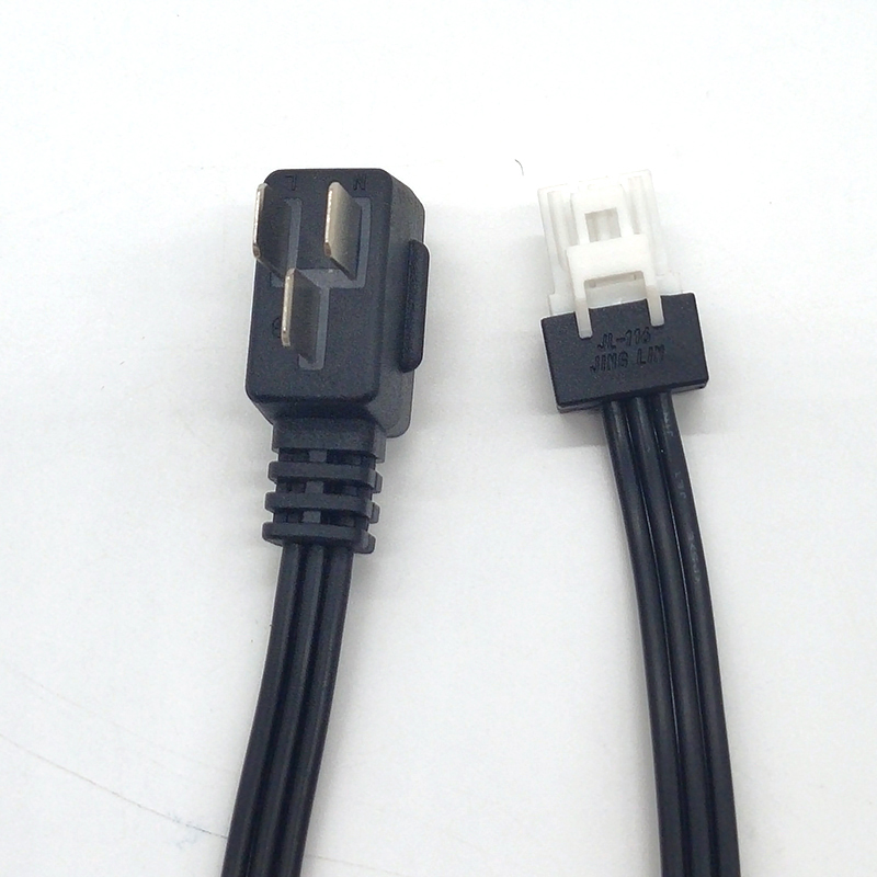 Electric fan power cord, household appliance three plug connection cable, computer host power cord plug