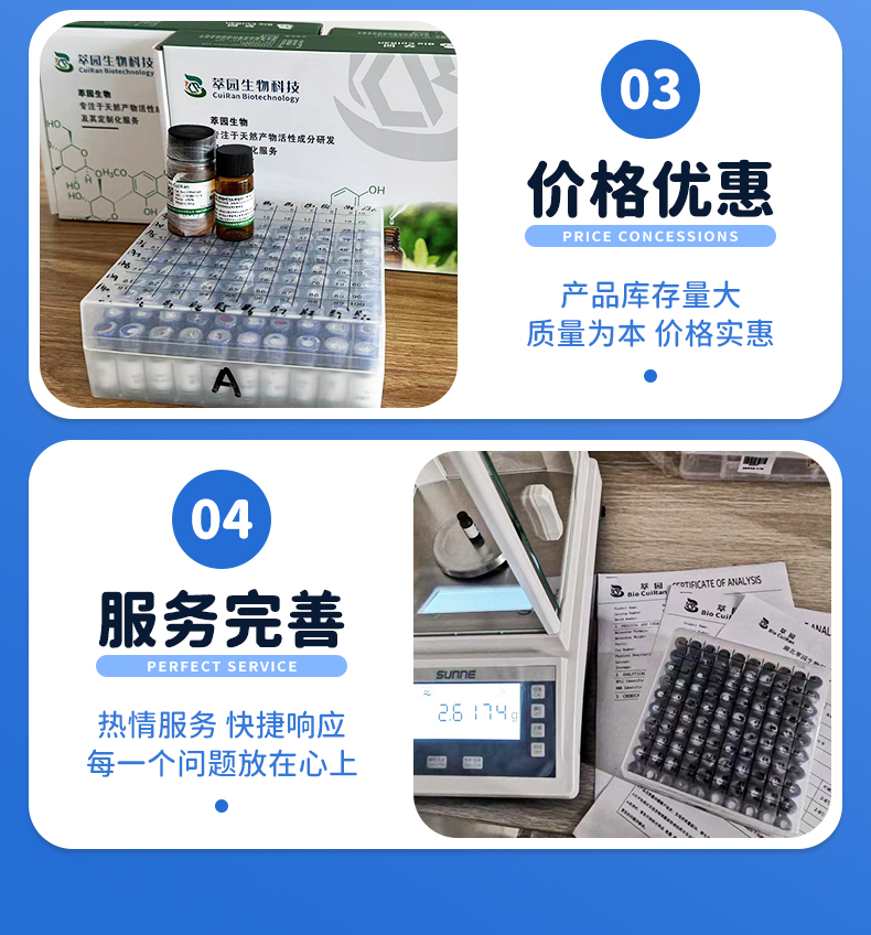 Research Experiment on the High Purity and High Powder Traditional Chinese Medicine Standard Product of Cuiyuan Biological Beta Lanxiang Ketone Acid 28282-25-9