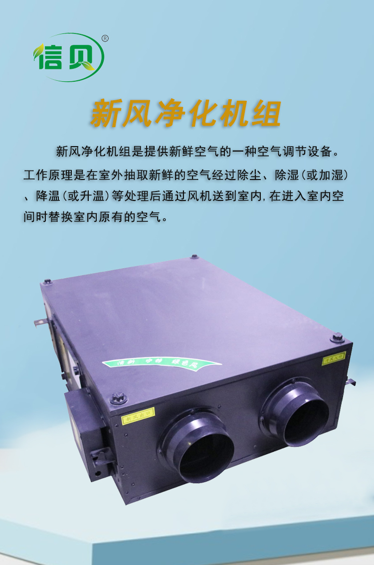 Design and Customization of High Speed Rail Air Handling Equipment for Xinbei Fresh Air Purification Unit Office Building Airport