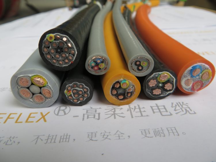 贝为BEFLEX机器人电缆 耐磨损抗扭转耐曲折聚氨酯PUR护套 取代进口