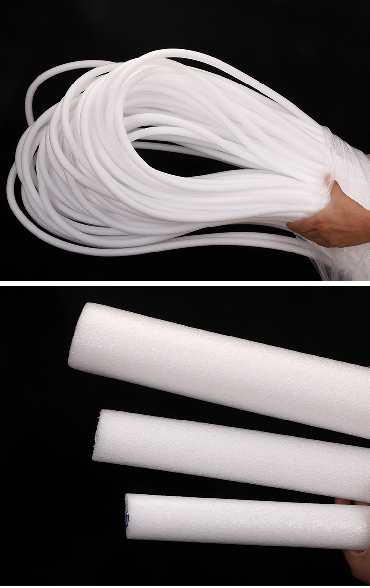 Curtain wall foam strip caulking high density foam rod sponge strip solid door and window sofa filling white strip round