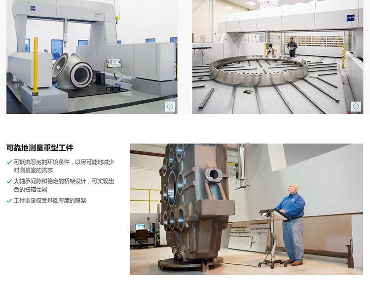 Zeiss mmz-g gantry type coordinate measuring machine Large workpiece inspection gantry three-dimensional measuring instrument