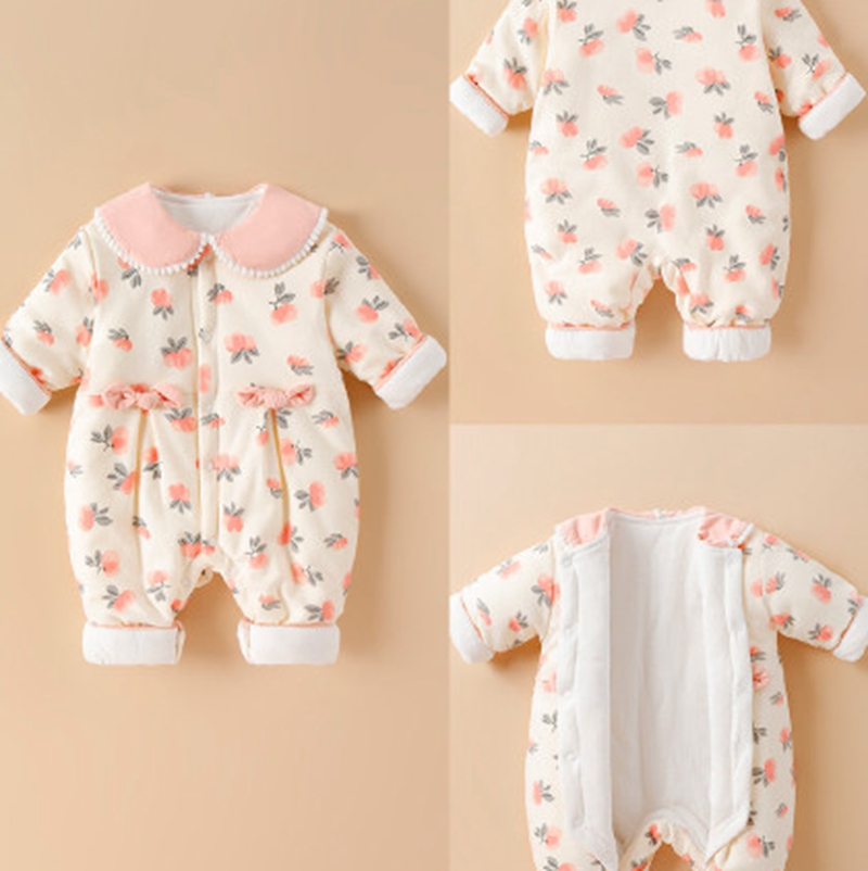 Yila La Mao En Mao Ai Autumn New Baby Cotton Climbing Clothes Manufacturer's First Hand Supply Spot Wholesale