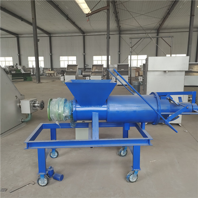 Solid-liquid separator Chengyu spiral extrusion pig manure dehydrator 300 type distiller's grains processing machine