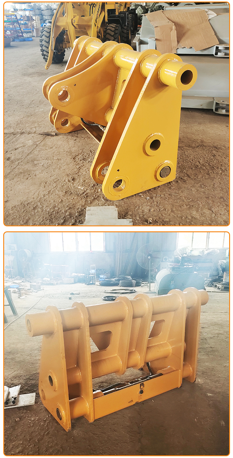 Excavator hydraulic quick change connector, quick connector support, customized accessories, complete and easy to operate