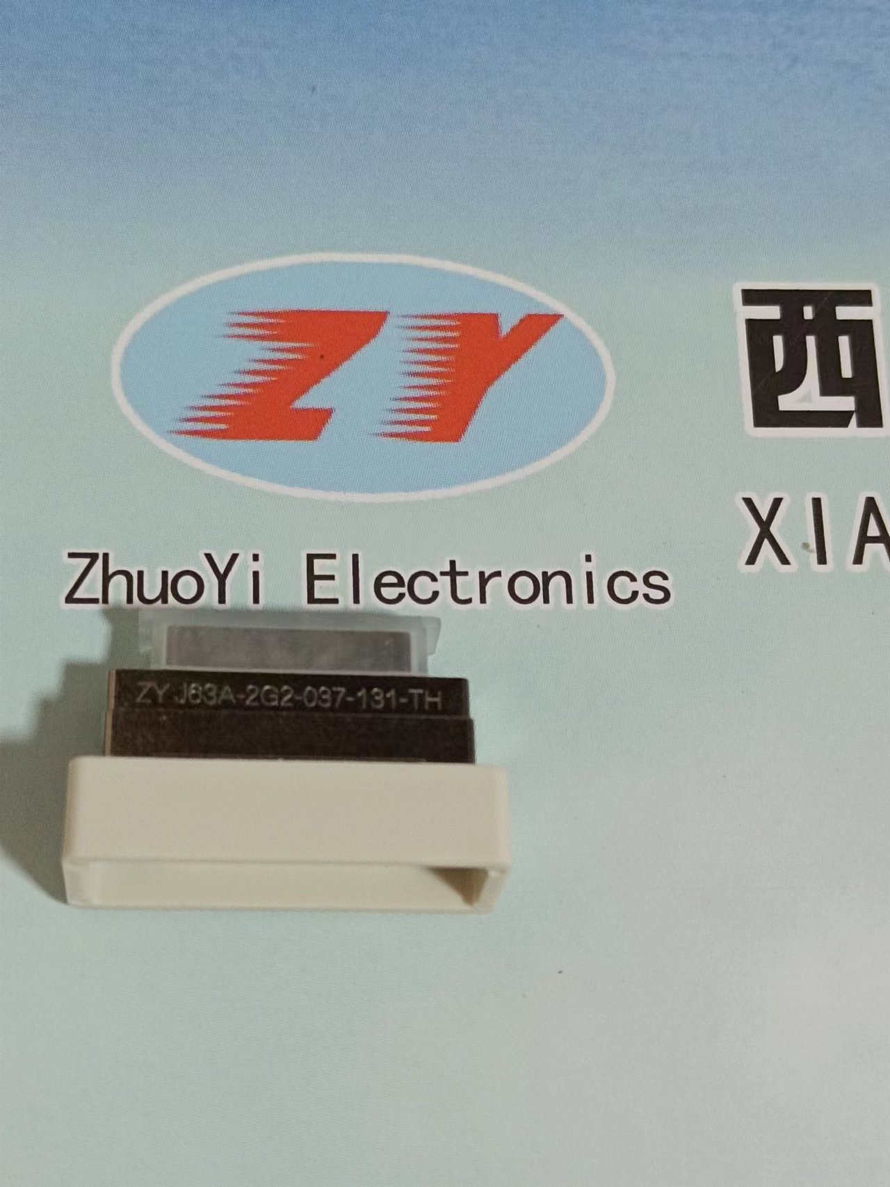 Zhuoyi ZY micro moment electrical connector with connecting nut J63A-2D2-051-221-TH, customizable