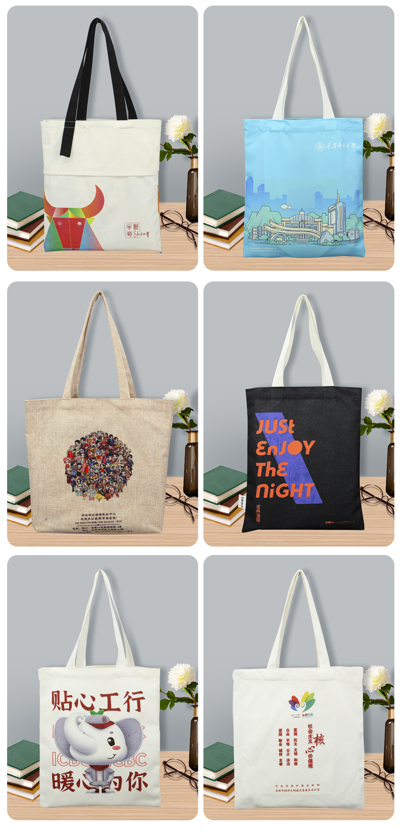 Non woven takeaway LOGO bag handbag waterproof environmental bag wholesale bag catering Congee Fried Rice shopping bag