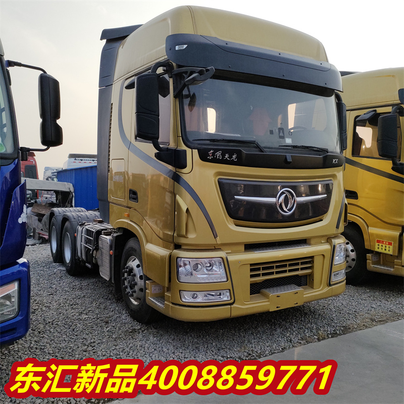 Sale of second-hand Dongfeng Tianlong 6 * 4 rear dual wheel drive tractor Oman SET480 horsepower Foton engine