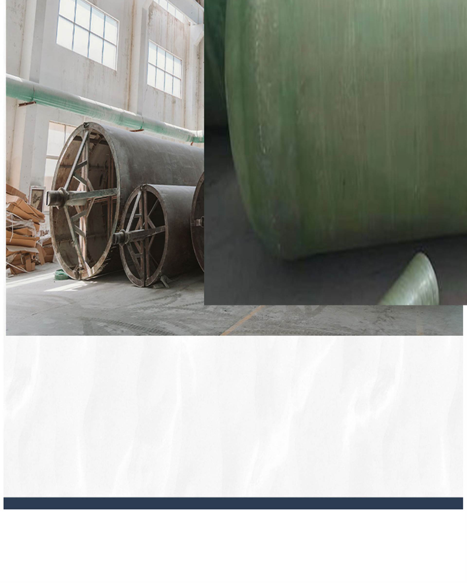 5m ³ FRP septic tank 5m3 domestic Cesspit 5m3 three format winding oil separator