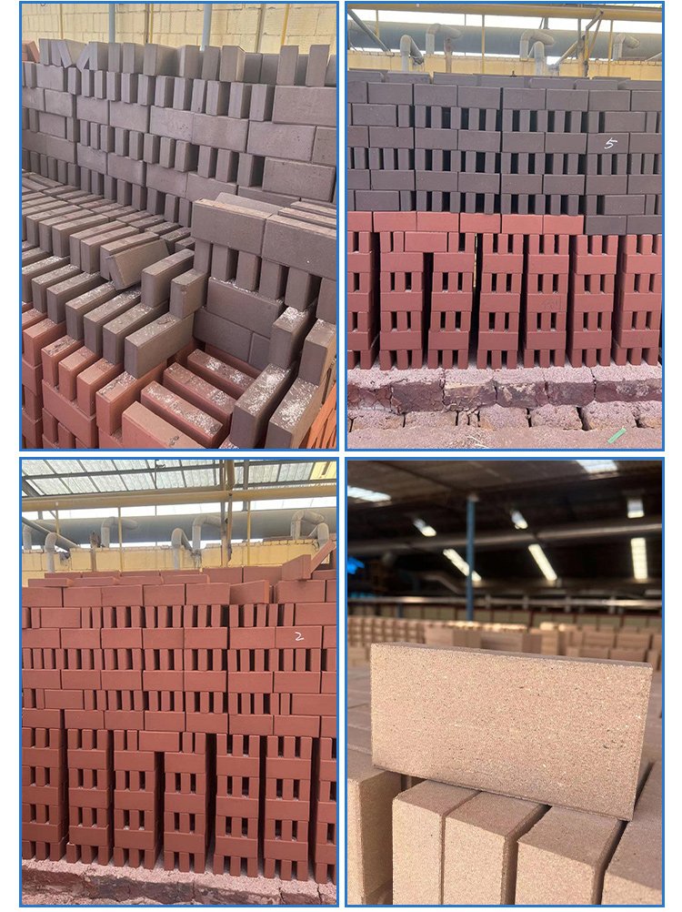 Building materials, home decoration, road surface laying, machine pressure permeable bricks, corrosion-resistant colored clay sintered bricks