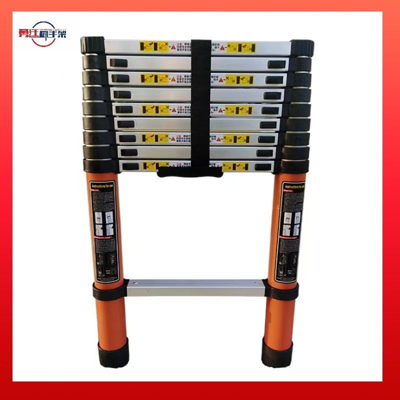 Bamboo ladder made of lightweight epoxy resin, safe and anti slip thickened scaffolding, decoration and leasing