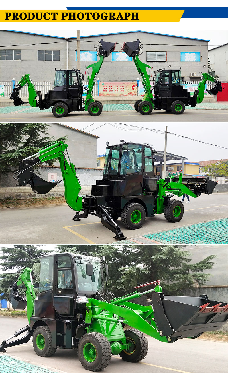 QW10-15 EUC Backhoe Excavator Loader Household High Efficiency Multifunctional Busy Bcakhoe Loader