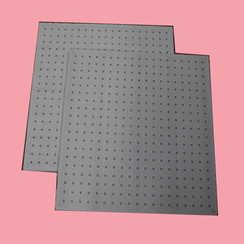 Tianmudi Perlite sound-absorbing board fireproof, water resistant, heat preservation, lightweight, porous, noise reduction and sound absorption school machine room