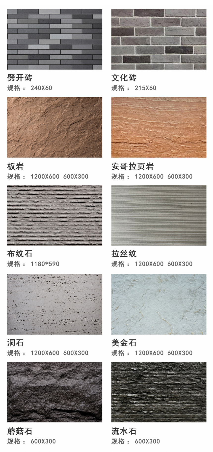 Luowang Culture Soft Porcelain Exterior Wall Tiles, European and American National Standards, Antique Made Old, Good Breaking Modulus 4.8 (Mpa) Strong