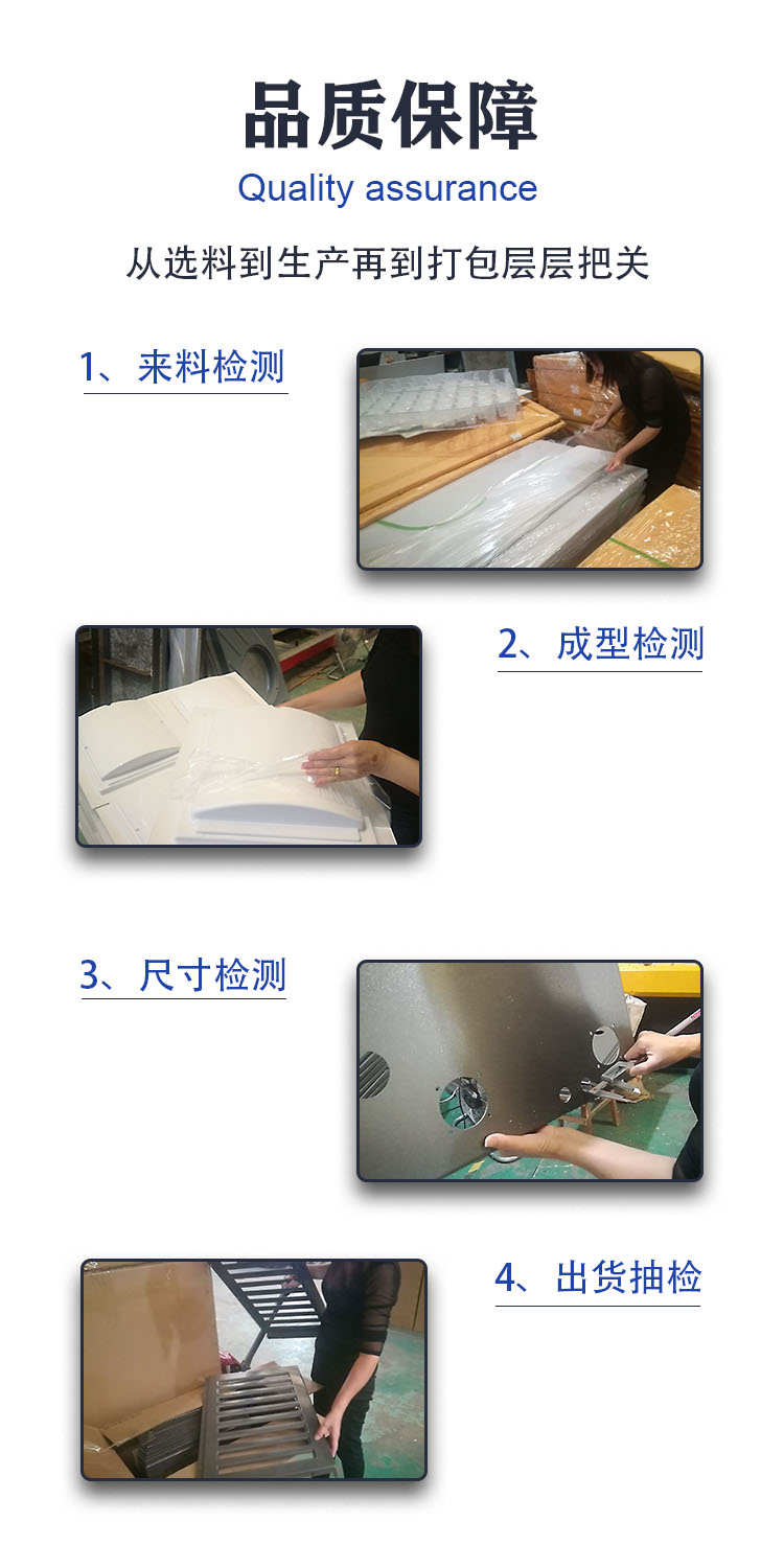 Display Supplies Blister Processing Acrylic Hand Bending Process ABS Plastic Tray Blister Forming