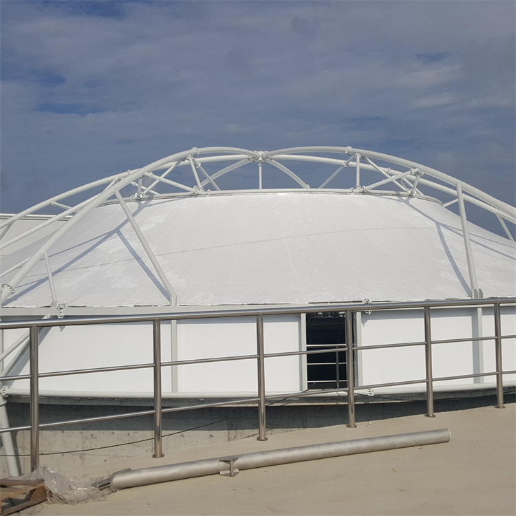 Cesspit anti hanging membrane shell type automatic sealed membrane deodorization environmental protection project Langyi Industrial membrane shed factory