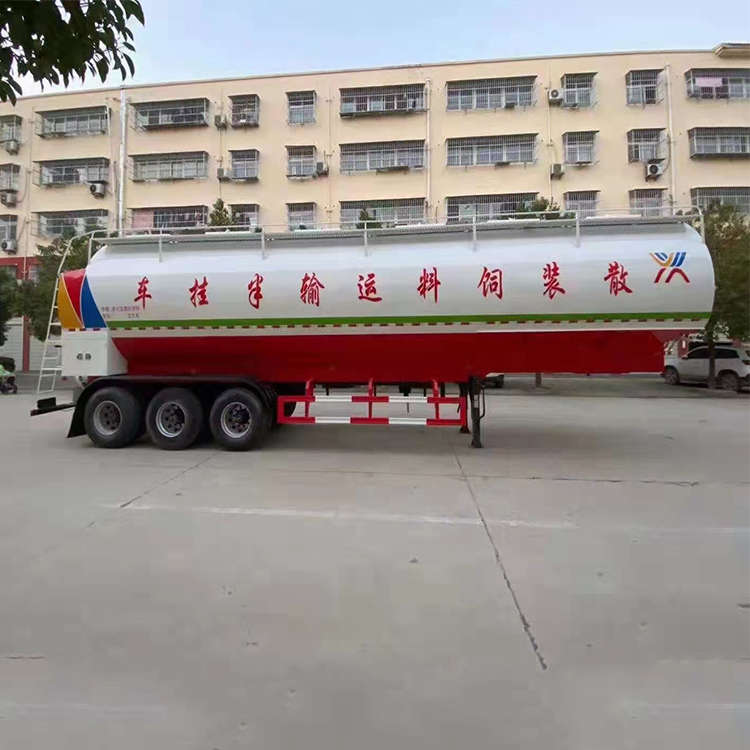 Duoshi Star JHW9400ZSL bulk feed transportation semi trailer for farm feed distribution truck factory price sales