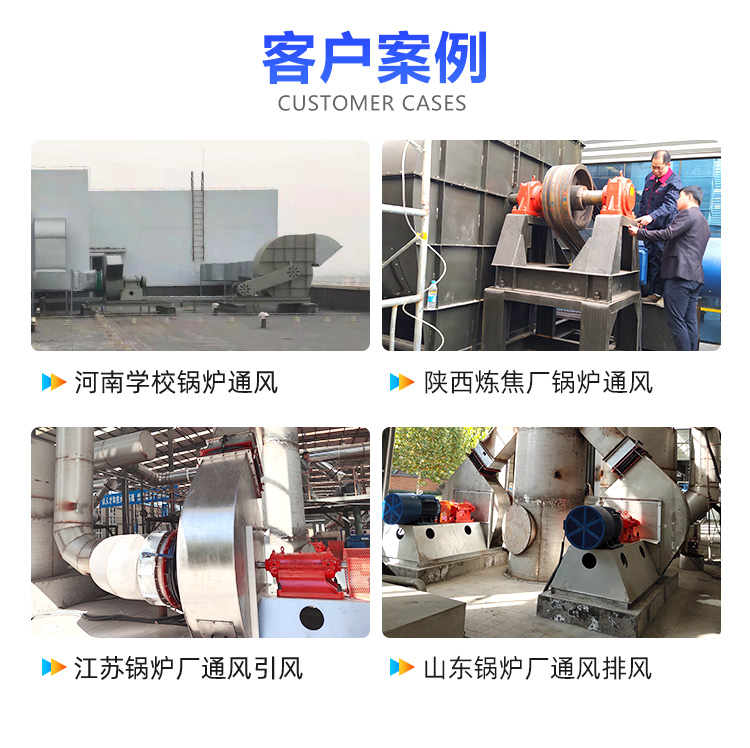 Boiler Kiln Induced Draft Fan Variable Frequency High Voltage Centrifugal Fan 9-38 Fan