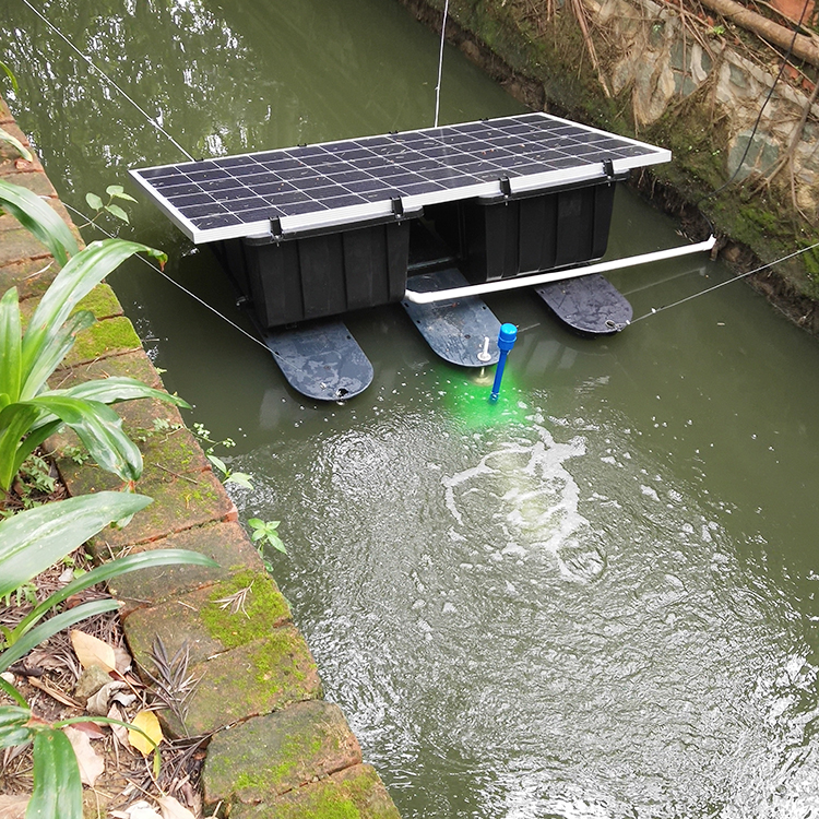 【 Dongfangyuan 】 Pure solar micro nano aerator underwater oxygen enrichment equipment for river treatment