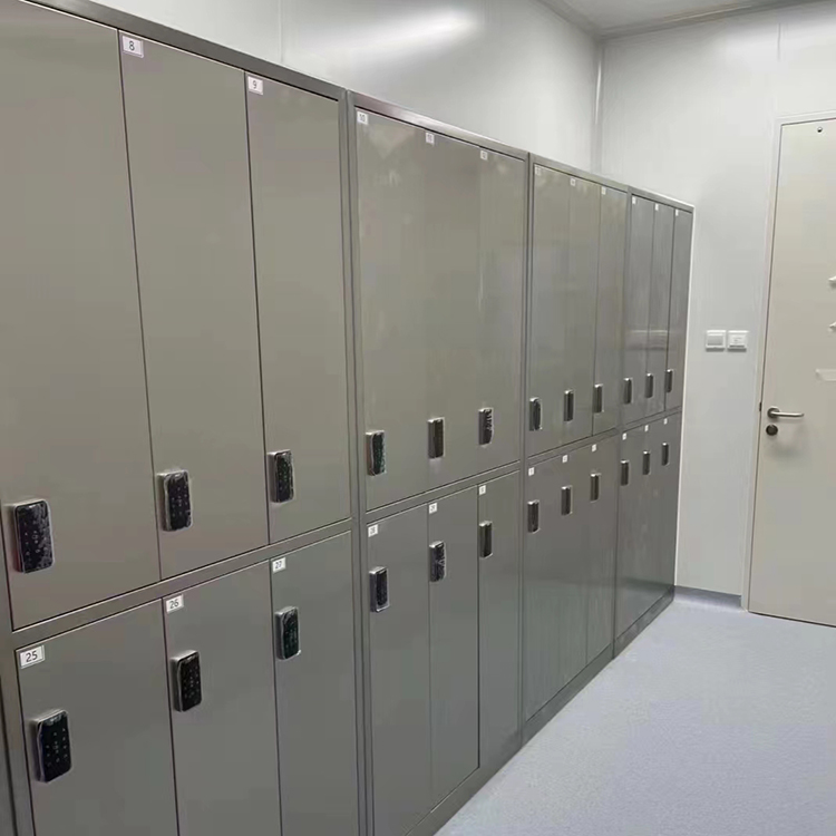 Stainless steel wardrobe, customized dormitory staff locker, laboratory dust-free storage cabinet