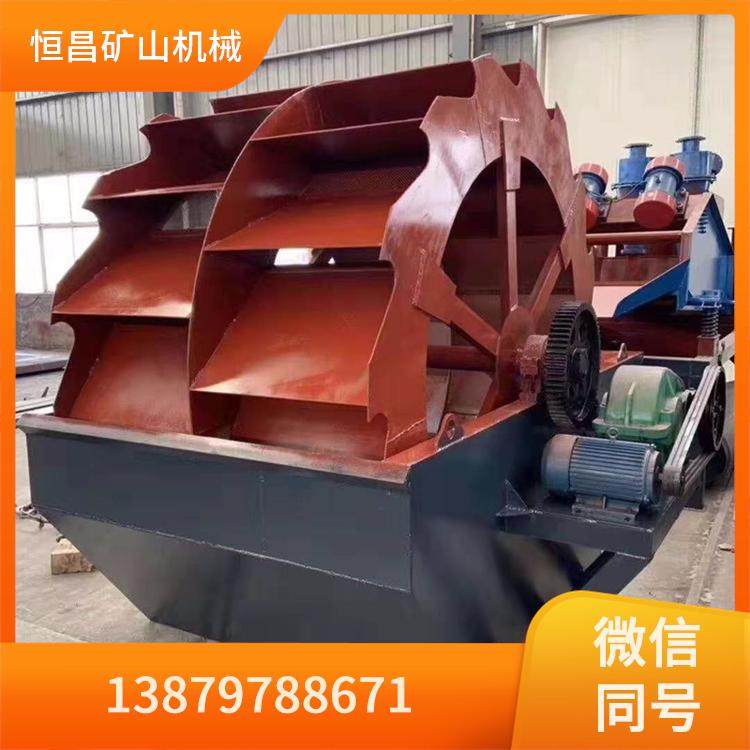 XS3200轮斗洗砂机日处理200吨移动式选矿设备