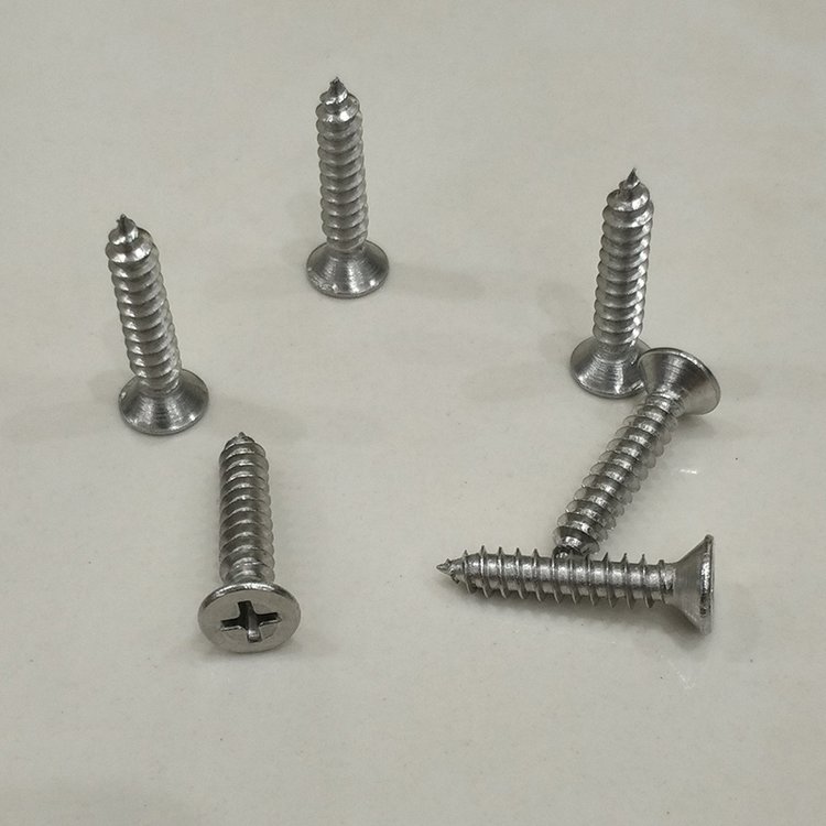 Kangshi manufacturer provides stainless steel cross groove drill tail screws, countersunk head drill tail screws