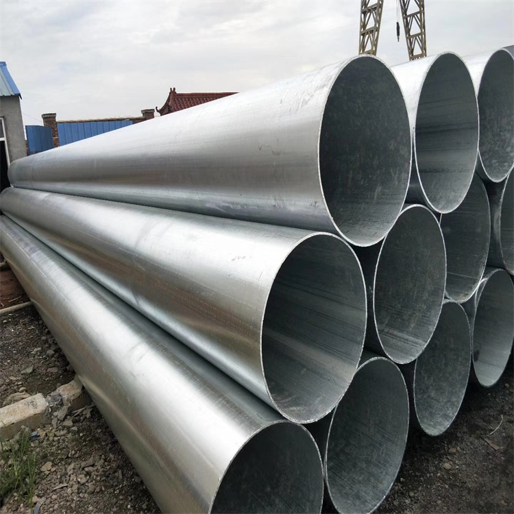 Q235B large-diameter galvanized spiral pipe, 20 # seamless thick walled galvanized steel pipe, spiral steel pipe for building pile foundation