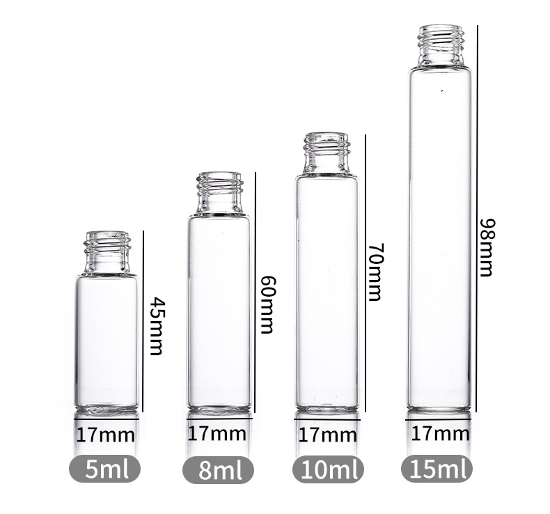 Processing customized transparent control glass cosmetics bottles for convenient travel moisturizing sunscreen perfume spray bottles