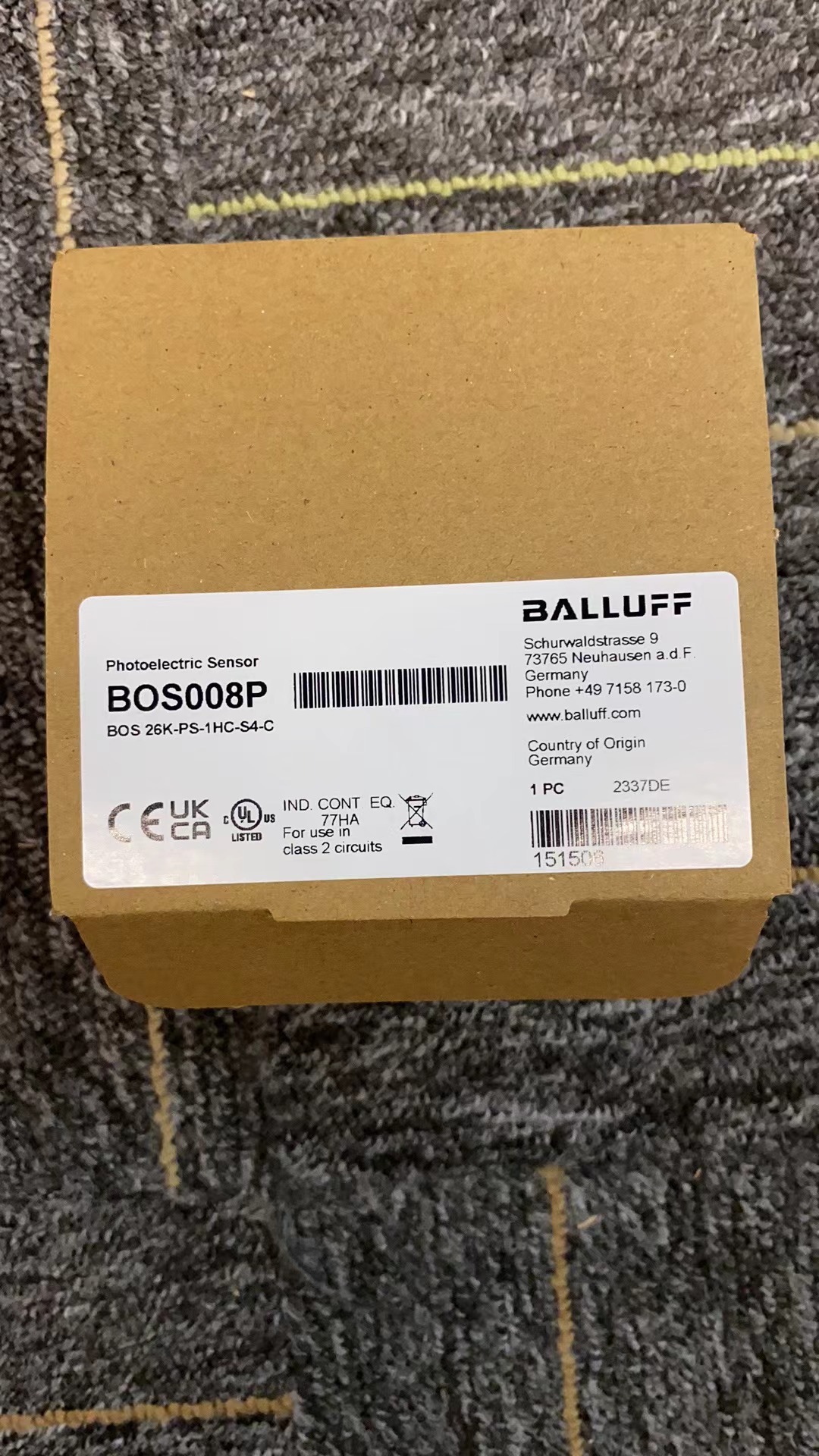 Balluff 巴鲁夫BOS 26K-PS-1HC-S4-C 漫反射传感器