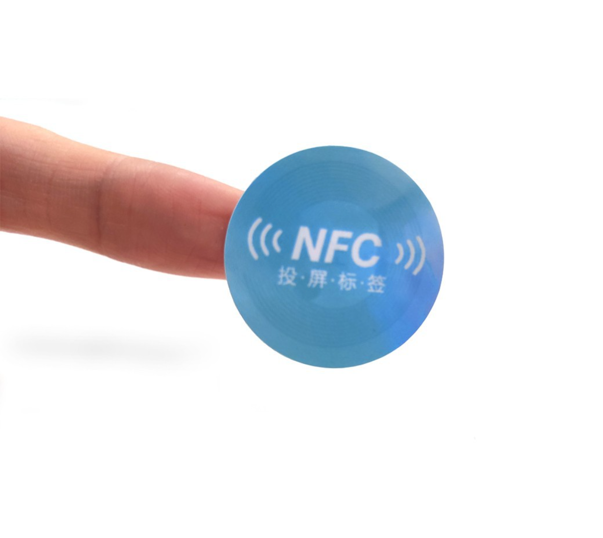 Customized NFC anti metal touch remote control projection label suitable for NTAG series in the field of smart life