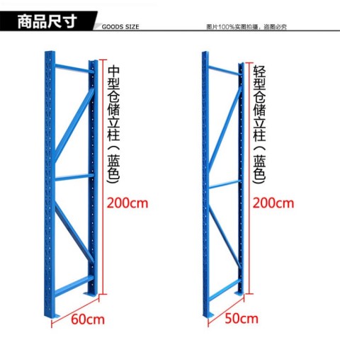 Rongyu Multi story Household Light and Medium Iron Rack Warehouse Storage Rack Clothing Warehouse Factory Shelf Wholesale