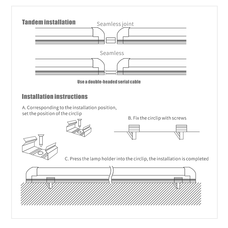 LED growth tube full spectrum plant supplementary light group cultivation seedling lamp cross-border export and foreign trade