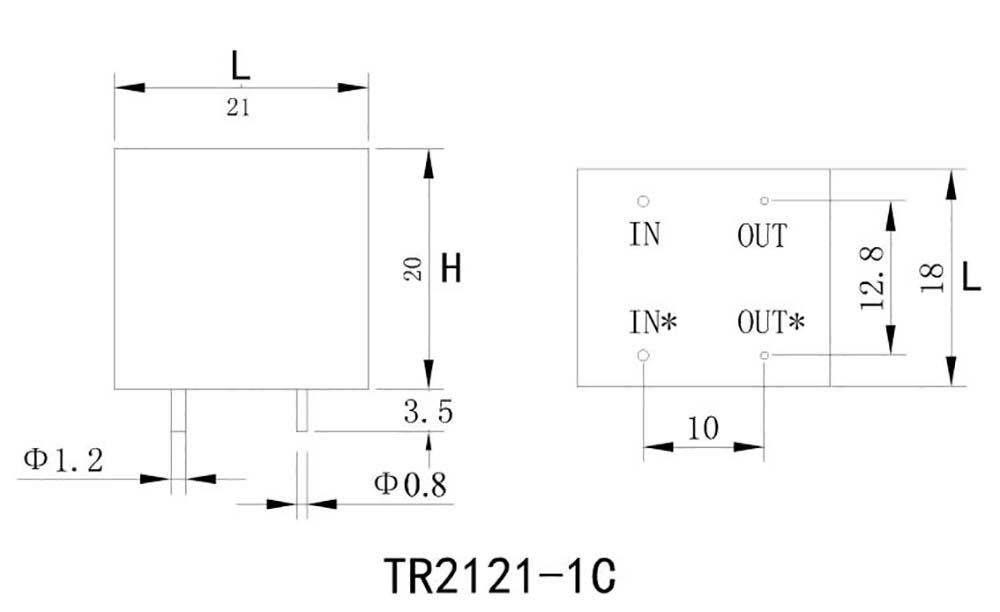 BNW - High precision multi profile PCB installation instrument with core piercing hole supports customization of miniature current transformers