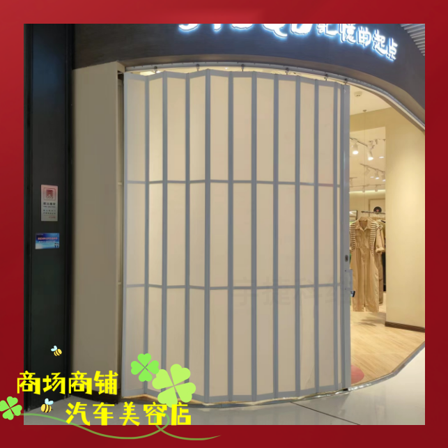 Mingxuan Customized Aluminum Alloy Folding Door Workshop Crystal Sliding Door Support Style Selection Manufacturer