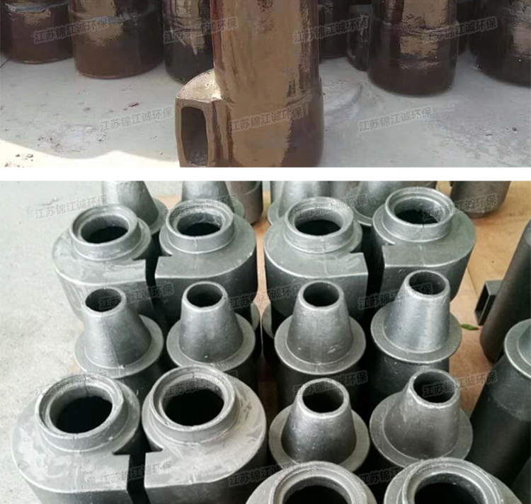 Tangential cyclone cast iron ceramic bullet head ceramic tube high-efficiency multi tube vortex dust collector accessories