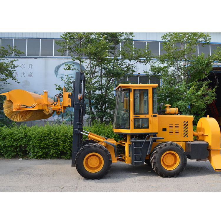 2022 New Snow Sweeper Snow Removal Vehicle Use Longjian Elevating Snow Cleaning Equipment for Mixing Station on Snowy Roads