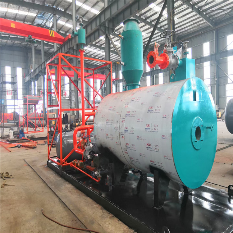 Exempt from reporting and installing 96KW fuel oil thermal oil furnace mold temperature machine, skid mounted container boiler