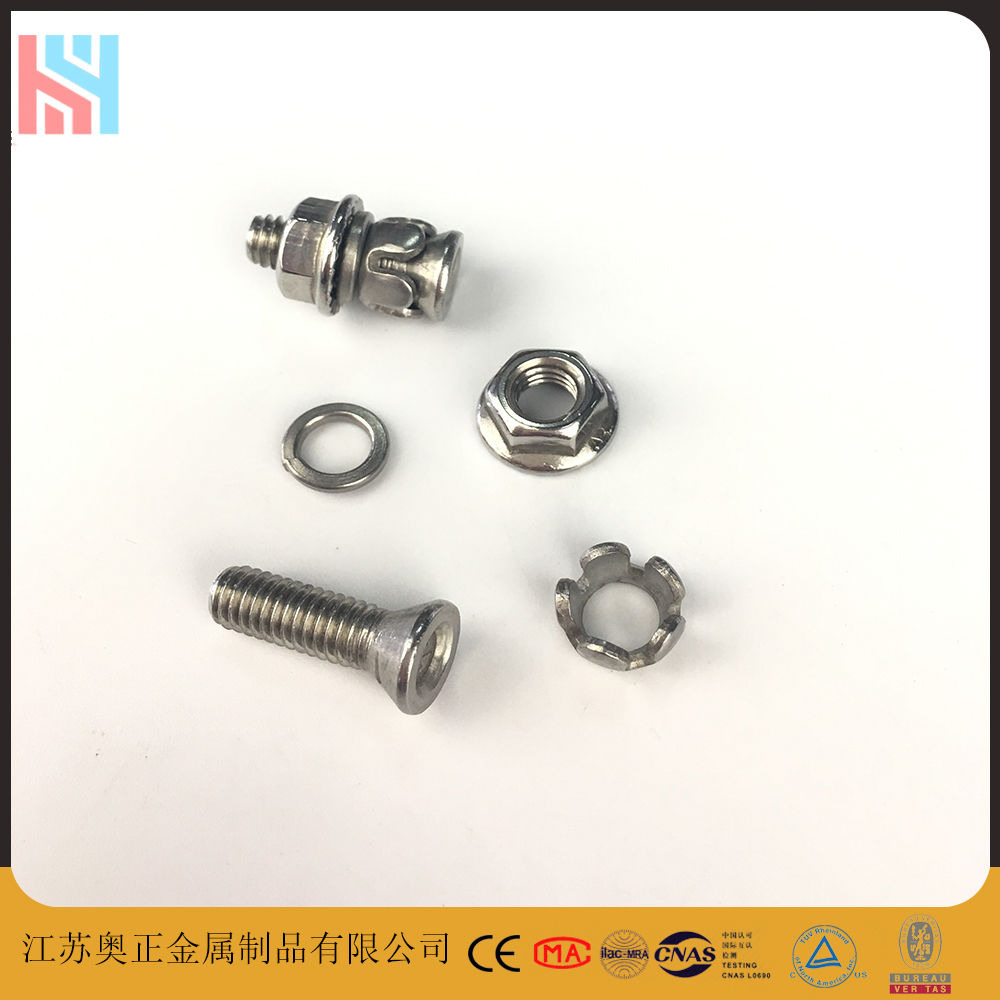 Xilida corrosion-resistant, acid and alkali resistant cement fiber board ceramic sheet 304M6 * 20 back bolt