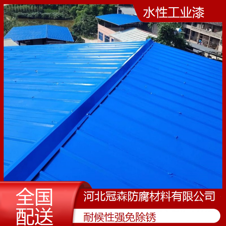 冠森 批量供应 水性工业漆 耐候性强免除锈 全国配送