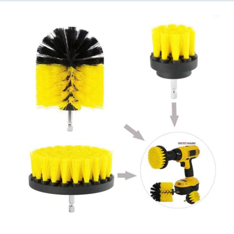 Electric drill cleaning, brushing, polishing, polishing, grinding, disc ceramic tile, floor tile, wheel hub, kitchen bathroom, floor brush, cleaning brush