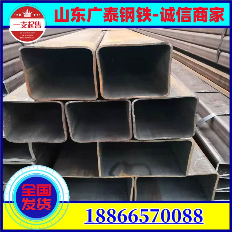 High temperature resistant right angle square tube Q345R seamless square tube high-pressure boiler square tube large diameter thick wall flat tube