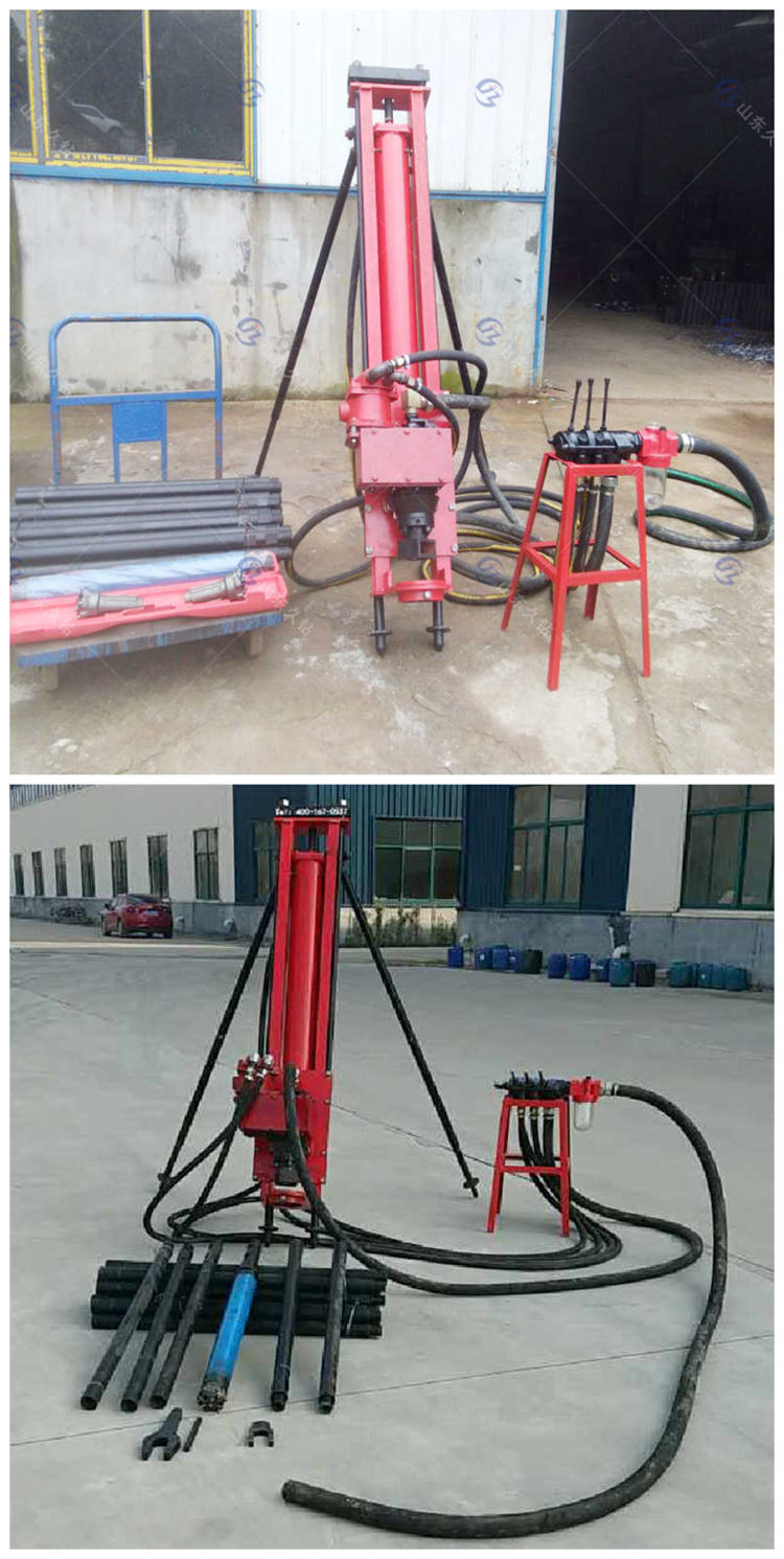 Jiuzhuan Small Impact Drilling Machine Model FD-100 Portable Pneumatic Drilling Machine Rock Drilling Machine for Mining