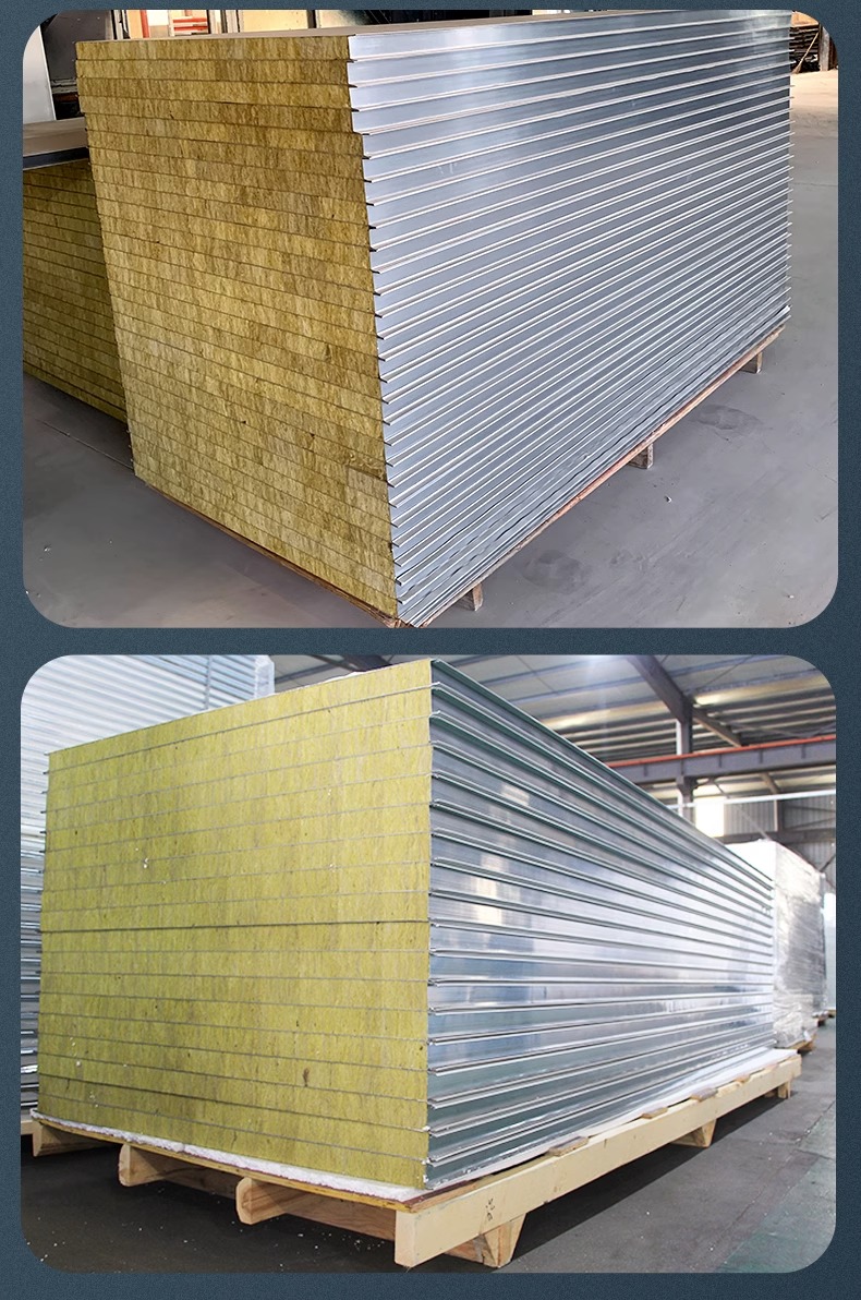 Rock wool composite board, color steel sandwich purification board, glass magnesium fire insulation board, heat insulation, clean foam board, partition wall, ceiling