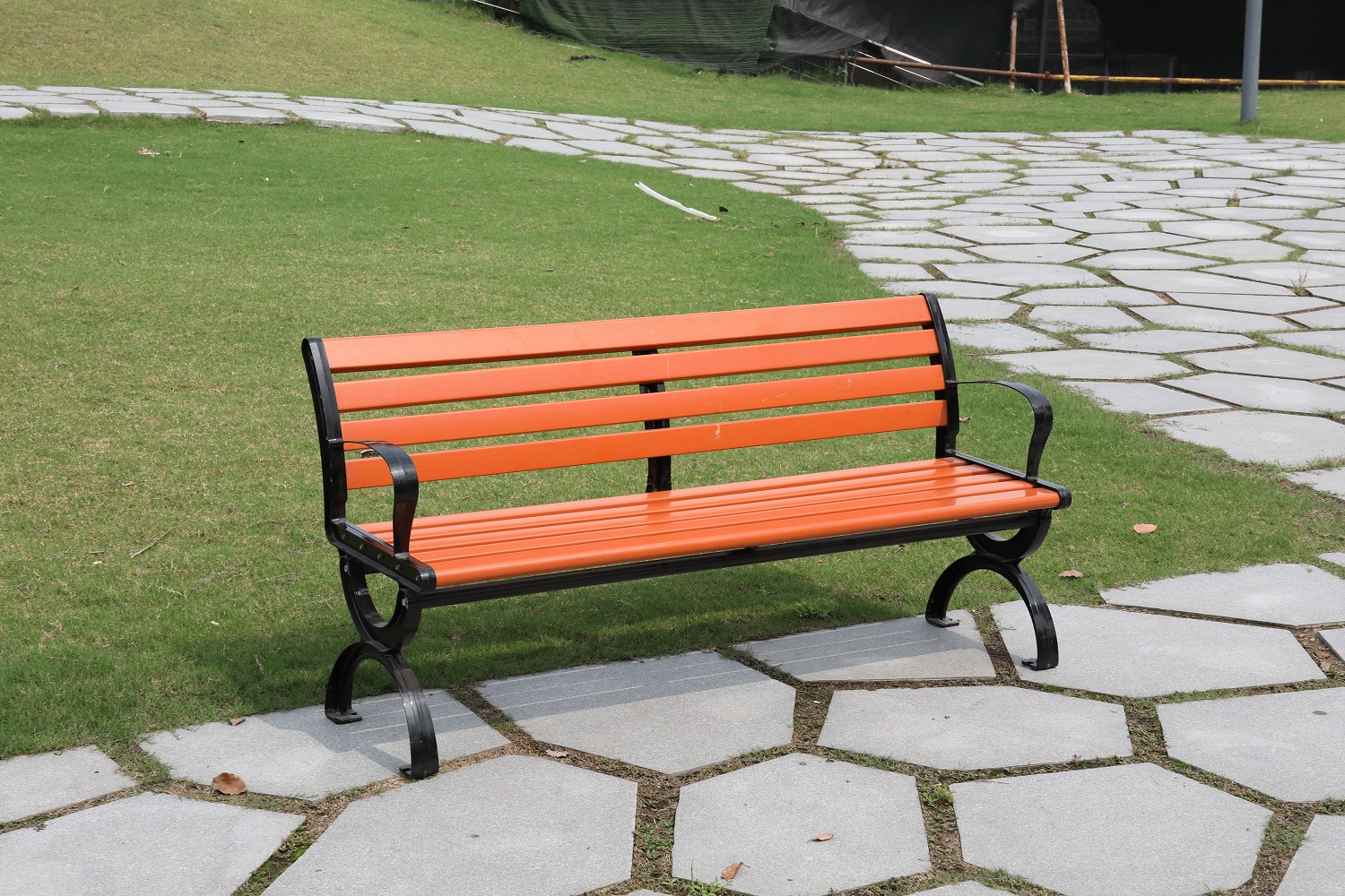 Zhaocan Industrial and Trade Street Special Outdoor Park Chair Circular Granite Stone Bench Courtyard