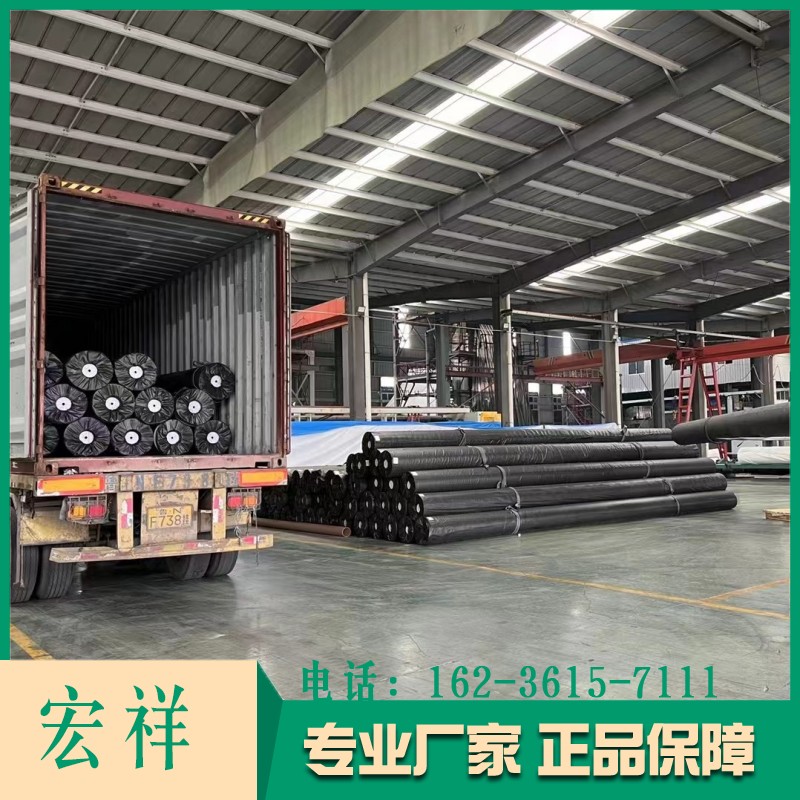 HDPE anti-seepage film for hazardous waste in Hongxiang slag yard, aquaculture film, 1.0mm double rough surface geotextile film