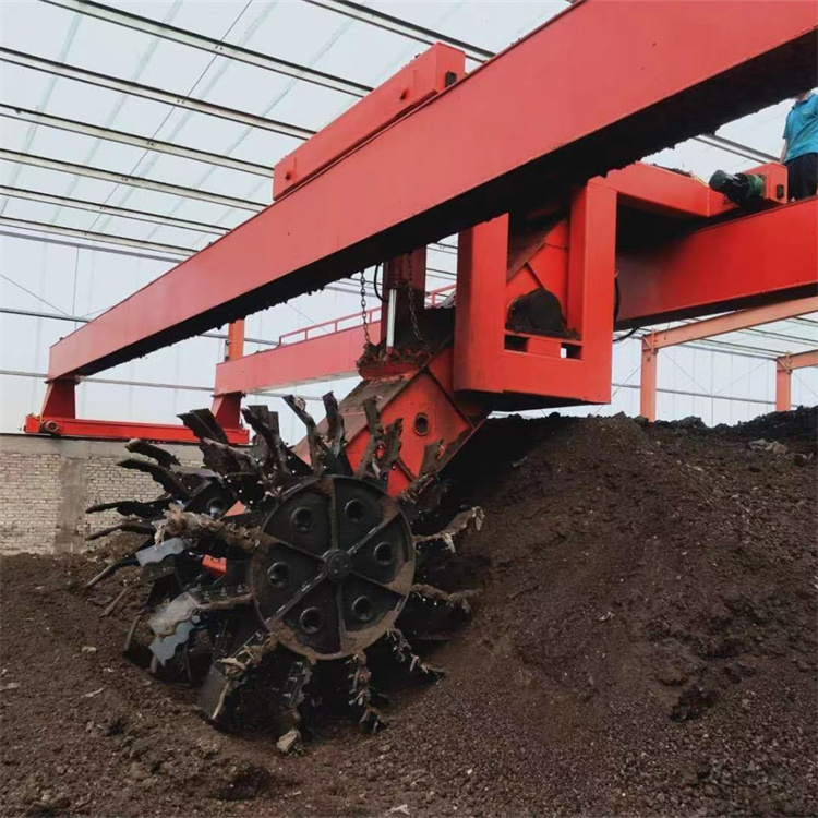 Trough dumper cow manure sheep manure chicken manure dumper Manure production equipment