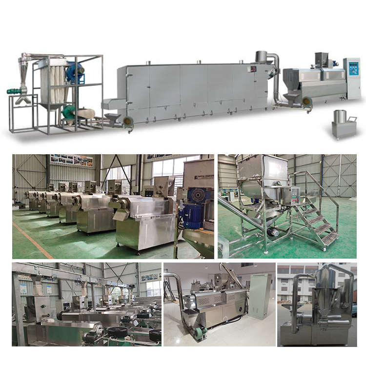 Fully automatic potato flour production line equipment, puffing meal powder processing equipment