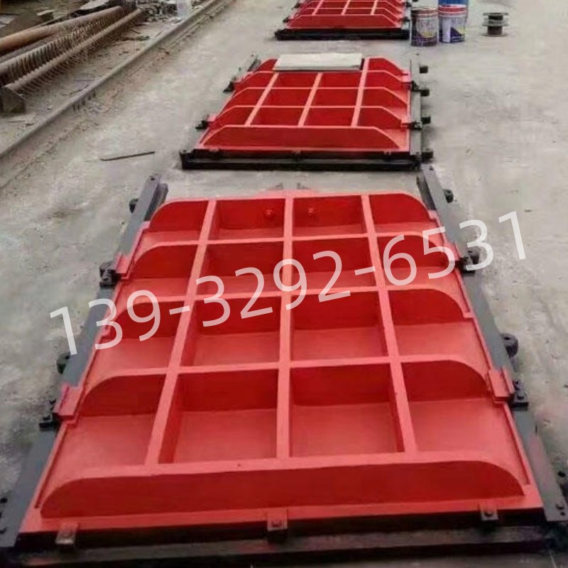 Cast iron square gate with hoist pump station, dam channel, hydraulic and electric channel, small-scale customization